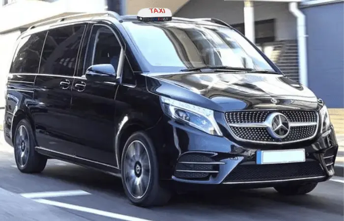 furgoneta mercedes taxi vehículo aeropuerto de beauvais